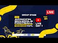 African Schools Football Championship 2024 Day 1 (Group Stage)