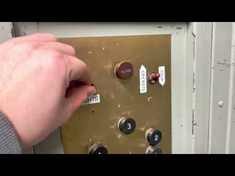 Elevating at OSU - Campus Elevator series video #4 | 1956 Otis Freight Elevator