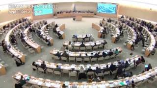 HRC33: Item 6, UPR adoption of Greece - John Fisher 
