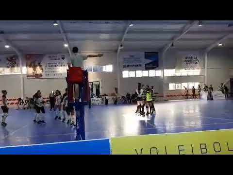Ponto final do 1º set - Lusófona VC vs Sporting CP