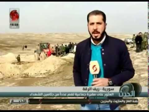 Mass Grave of Syrian Soldiers Who were Killed by the Free Syrian Army Terrorists in Raqqa in 2013