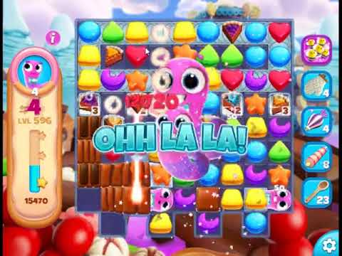 Cookie Jam Blast Level 596 - NO BOOSTERS 🍪 | SKILLGAMING ✔️