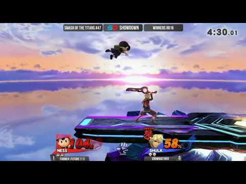 Smash of the Titans #47 - Winner Ro16: Farmer|FuTure (Ness) vs CrownAether (Shulk)