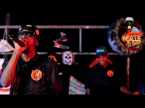 WALDO CALLE TV SHOW l FLOW URBANO ) EL MÁS PEGAO ES ONGUITO CON SU CHIVA  , JONATAN BURLÓN EN VIVO