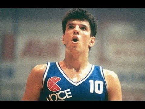 Drazen Petrovic - 4 Three Pointers in a Row VS Zadar [1986]
