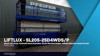 Nacelle ciseaux Liftlux SL205-25D4WDS/P Diesel, 4x4 Drive, Hydraulic Deck | Image 4 - Machineryline