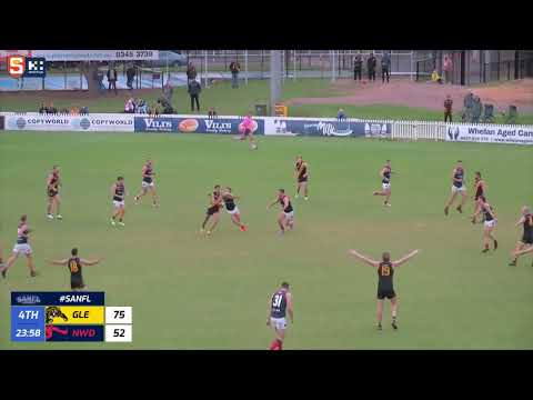 Rd 4 Hostplus SANFL Snapshot - Glenelg's James Bell snaps sealer in traffic