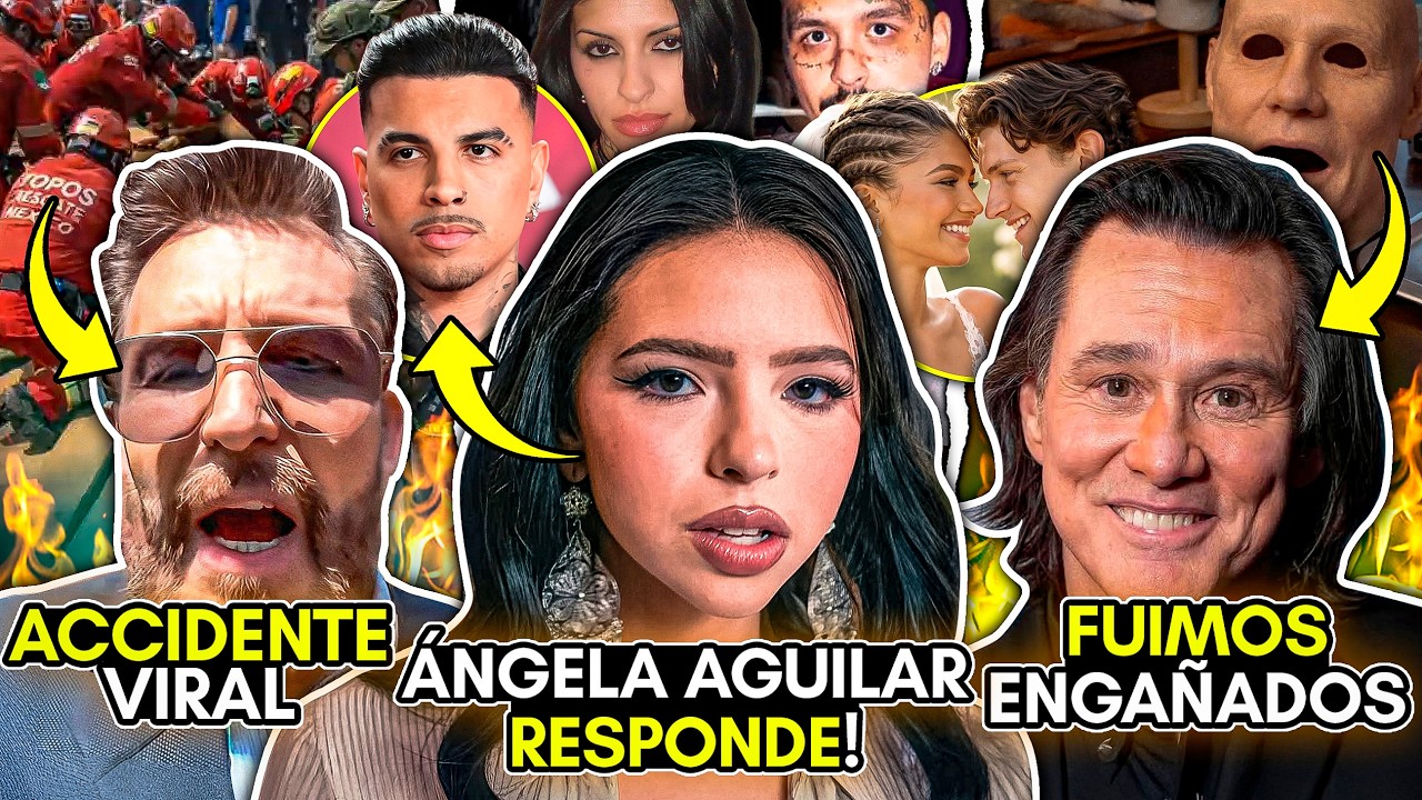 ANGELA AGUILAR responde a NODAL y CAZZU!  COLAPSA ESTRUCTURA! BODA SECRETA! ZENDAYA y TOM HOLLAND!