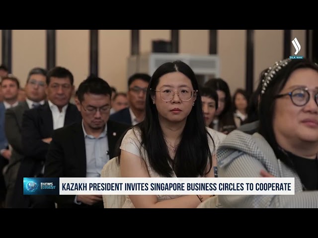 Devlet Başkanı Kazak-singapur iş forumuna katıldı