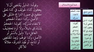 الدرس 391   أنواع الاستدلال image