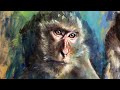 Monkey Expressions In Painting And Drawing 2 By Paul Barton