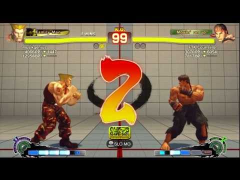 SSF4 AE 2012 - musikgenius (Guile) Vs KaizenMaster (Ryu) - Casuals 05.21.12
