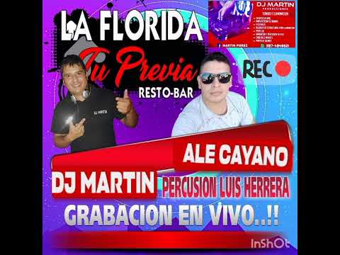 DJ MARTIN & ALE CAYANO ANIMACION & PERCUSION LUIS HERRERA EN LA FLORIDA RESTO BAR PARTE 1