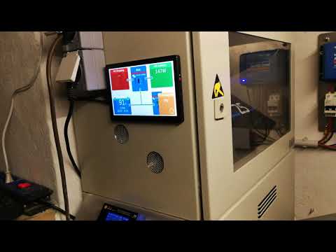 LiFePO4 Raspberry Pi Victron Sun 1000 Grid tie Inverter