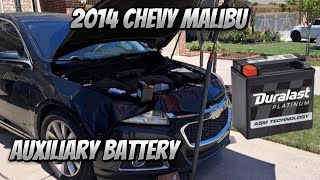 2014 CHEVY MALIBU LT 2.5 | REPLACE AUXILIARY BATTERY & CLEAR CODE P305F | Howto/Diy