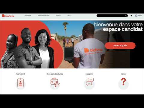 Comment s'inscrire à Bioforce ? Visite guidée de l'espace candidat