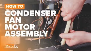 Ultimate guide to replacing GE refrigerator part WR60X23363 Condenser Fan Motor Assembly