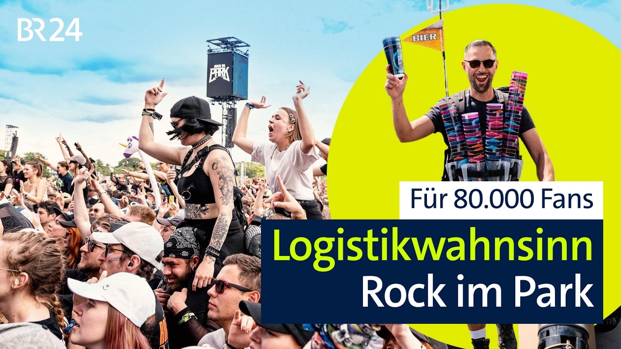 80.000 Fans, 3 Tage Stress? Hinter den Kulissen von Rock im Park | Abendschau Reportage | BR24