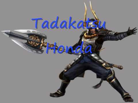 Samurai Warriors 3 Known Warriors