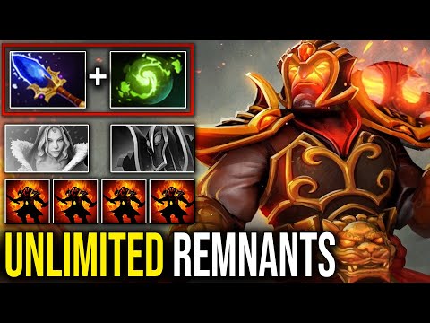 Ember Spirit REFRESHER + AGHANIM Build Total Domination Dota 2