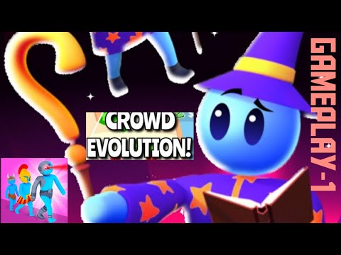 Crowd evolution Fun Gameplay-1 | Rollic Games | #gamingvideos #subscribe - YouTube