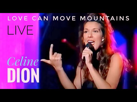 CELINE DION 🎤 Love Can Move Mountains 🎶 (Live on The Arsenio Hall Show) 1992