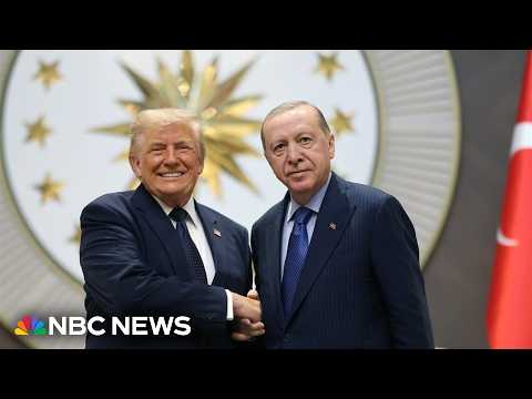 Trump talks Ukraine-Russia and F-35 jets sale in meeting with Turkey’s Erdoğan