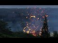 explosions from kilauea lava fissure 17 may 13 2018