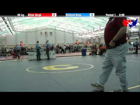 Brian Sergi vs. Richard Krop at 2013 ASICS University Nationals - FS