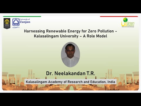 Dr. Neelakandan T.R., Director, Kalasalingam Academy of Research and Education, India