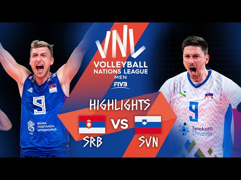 SRB vs. SLO - Highlights Week 1 | Men's VNL 2021
