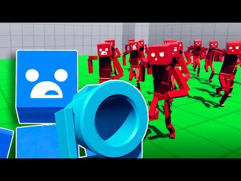 RAGDOLL ZOMBIE BASE DEFENSE! - Fun With Ragdolls Gameplay