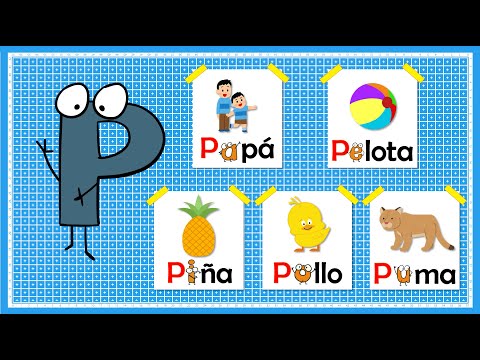 EASY LETTER P 🌀 LEARN TO READ SYLLABLES AND WORDS FAST WITH P / EDUCATIONAL VIDEOS FOR CHILDREN.