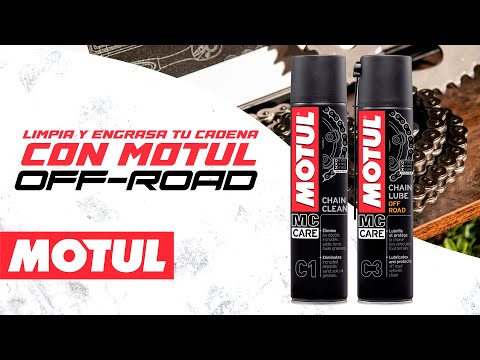 LIMPIEZA Y ENGRASE DE CADENA CON MOTUL C1 Y C3 OFF-ROAD