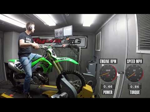 2020 Kawasaki KX450 Dyno