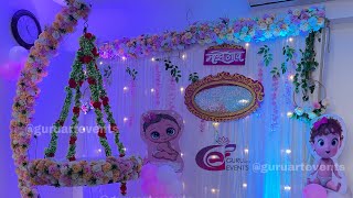 Naming ceremony decoration work done by @guruartevents 🤟🏻