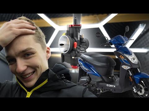 Doppelte Leistung im 4 Takt Chinaroller! Kymco Agility 50 Tuning Nibbi Racing | @LuisBrygala