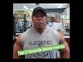 Top 5 favorite Bicep moves