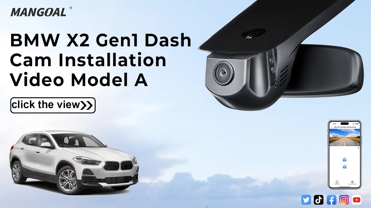 BMW X2 F39 Gen1 M35i,sDrive28i,xDrive28i Mangoal Dash Cam 008 Video