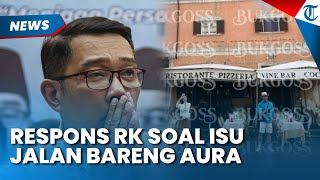 Respons Ridwan Kamil soal Isu Jalan Bareng Aura Kasih di Roma, Keberadaannya Kini Terkuak