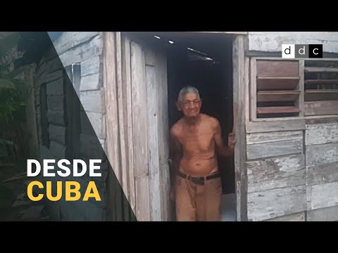 Con 88 años, a oscuras, hambriento y solo: así vive este cubano