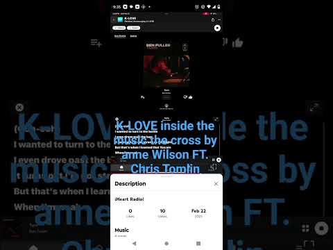 K-LOVE inside the music the cross by Anne Wilson FT. Chris Tomlin