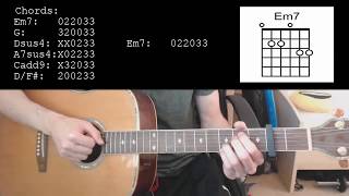 Oasis - Wonderwall EASY Guitar Tutorial