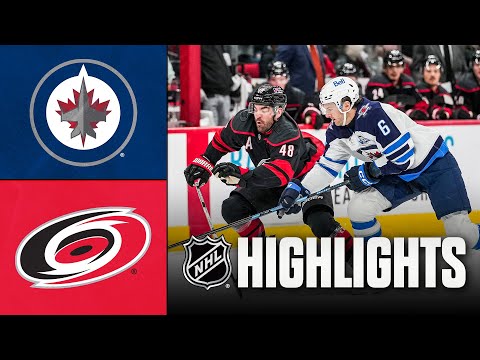 Jets vs. Hurricanes | NHL Highlights | November 28, 2025