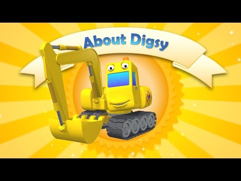 Heroes of the City - About Digsy the Digger | Car Cartoons | Car Cartoons