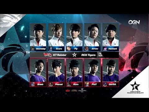 KT vs ROX Game 1 Highlights - KT ROLSTER vs ROX TIGERS - LCK Week 2 - SPRING 2016