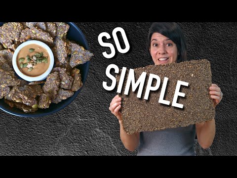 Unbelievably Easy Seed Crackers: Gluten-Free, Vegan, Keto