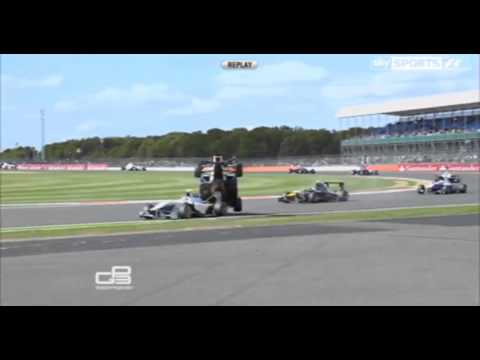 GP3 2013: Silverstone Race 1: Kujala scary crash