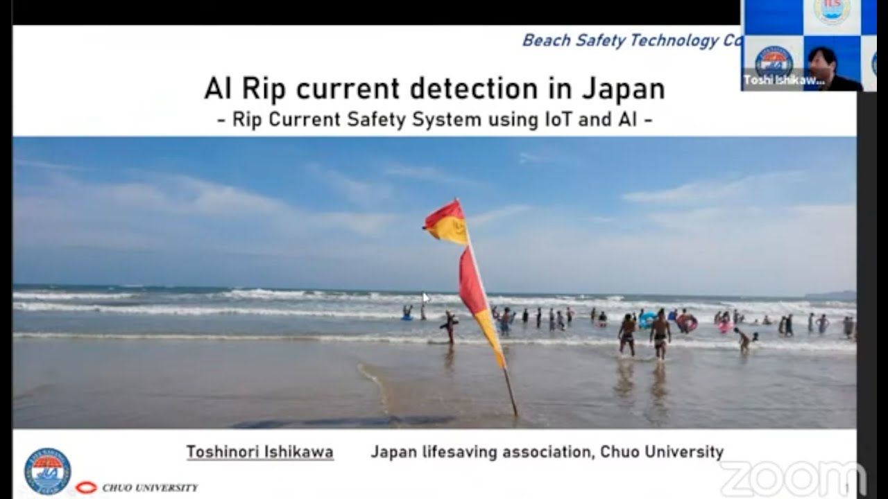 AI rip current detection in Japan - Toshinori Ishikawa @ BSTC21