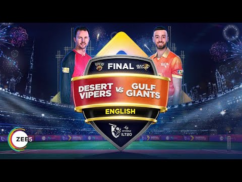 Full Match 34 - FINAL - 12/02/2023 - Gulf Giants V/S Desert Vipers - 20 20 Cricket - ILT20